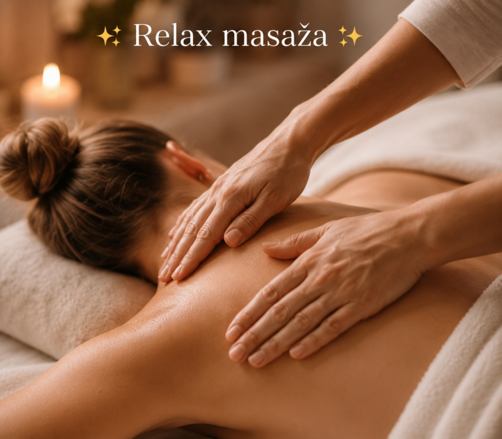 relax masaža leđa za potpuno opuštanje tela.